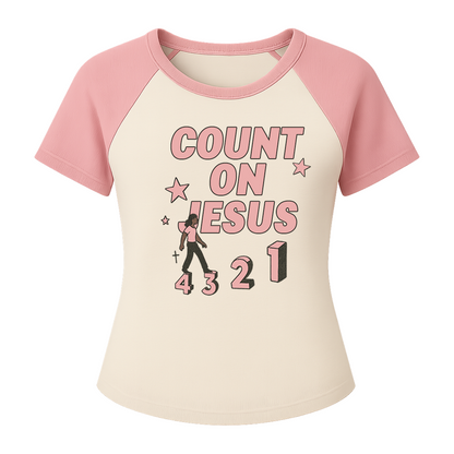 'Count On Jesus' Baby Tee